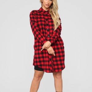 💋 NWOT Fashion Nova Shirtdress 💋